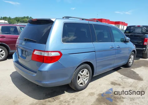 2007 Honda Odyssey Ex-L из США, поврежденный, VIN 5FNRL38707B103576